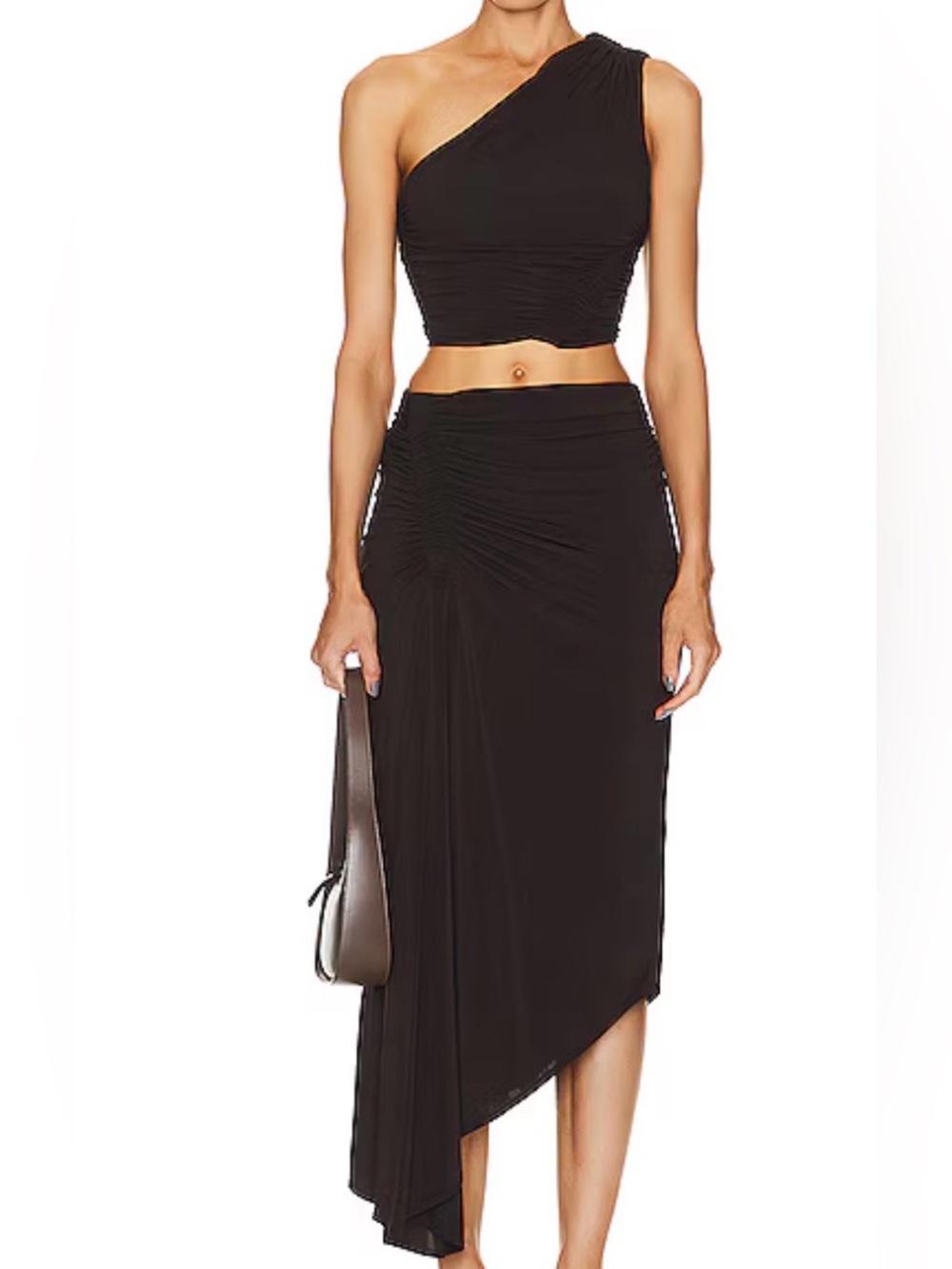 RARE A.L.C. Set- Kayden Top and Adeline Skirt in Cocoa size S